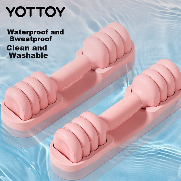 Гантель Yottoy разборная с обрезиненным покрытием 2 кг, для домашнего фитнеса, черная - изображение 7