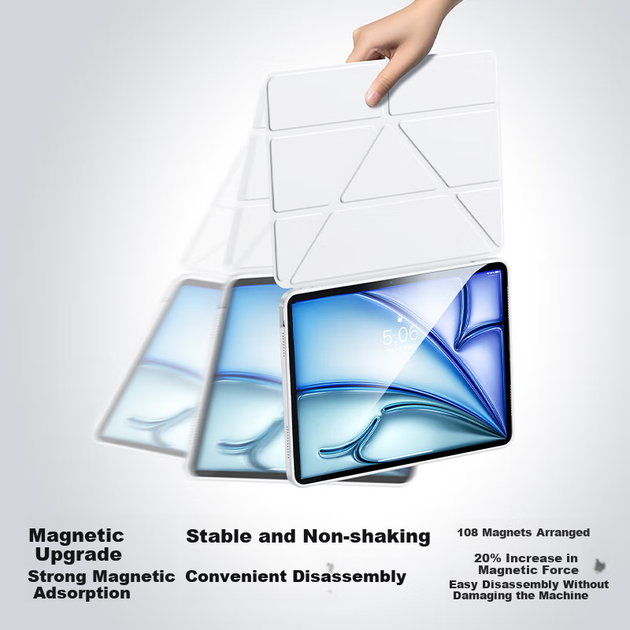 Чехол для планшета Apple iPad mini 7/6 SmartDevil 3Y Grey - изображение 5