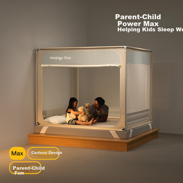 Бортик MEDOGA Sleep Pod Max1 защитный для кровати, 1.8x2 м, слоновый серый - Фото 5 Бортик MEDOGA Sleep Pod Max1 защитный для кровати, 1.8x2 м, слоновый серый - изображение 5
