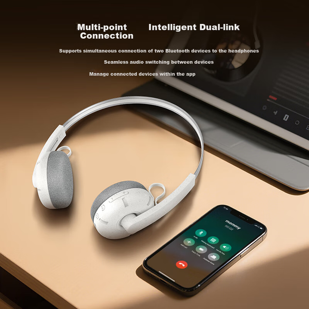 Наушники PHILIPS TAH2000 Wireless Black (6978113261479) - Фото 2 Наушники PHILIPS TAH2000 Wireless Black (6978113261479) - изображение 2