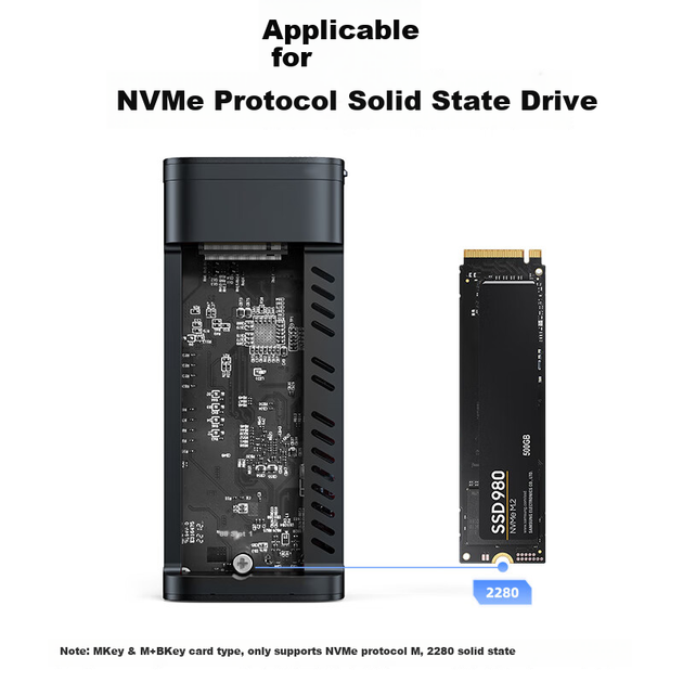Корпус для жесткого диска UNITEK 40 Гбит/с M.2 NVMe, портативный корпус для SSD, совместимый с Thunderbolt 5/4, высокоскоростной корпус для SSD для Macmini, внешний корпус для чтения и записи SSD S226A - Фото 7 Корпус для жесткого диска UNITEK 40 Гбит/с M.2 NVMe, портативный корпус для SSD, совместимый с Thunderbolt 5/4, высокоскоростной корпус для SSD для Macmini, внешний корпус для чтения и записи SSD S226A - изображение 7