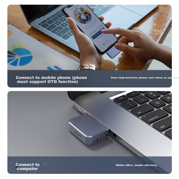 Корпус для SSD GODO M.2 NVMe 2230 внешний портативный Type-C - Фото 5 Корпус для SSD GODO M.2 NVMe 2230 внешний портативный Type-C - изображение 5