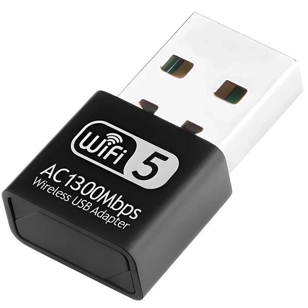 WiFi адаптер Addap UWA-06 двохдіапазонний 2.4 ГГц + 5 ГГц USB 1300 Мбіт/с чорний - Фото 12 WiFi адаптер Addap UWA-06 двохдіапазонний 2.4 ГГц + 5 ГГц USB 1300 Мбіт/с чорний - зображення 12
