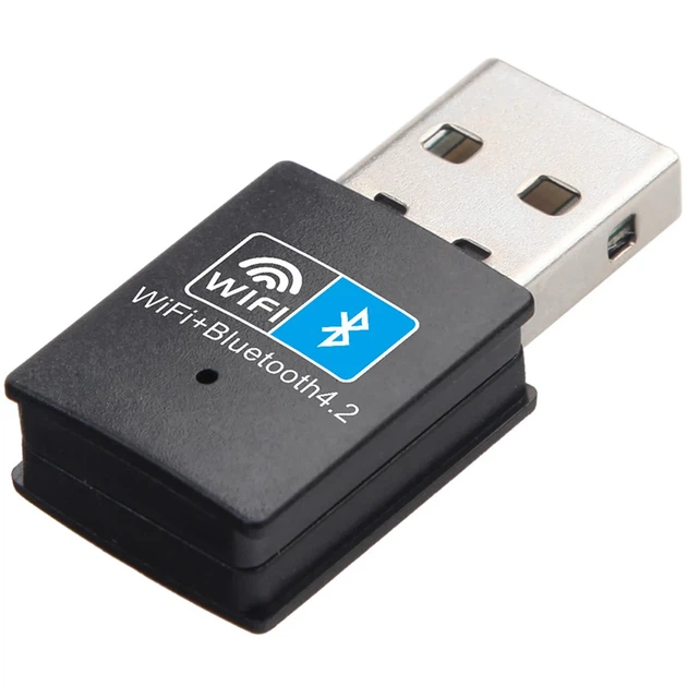 Зовнішній мережевий адаптер 2в1 WiFi+Bluetooth Addap UWA-03 USB 2,4 ГГц 150 Мбіт/с чорний - зображення 9