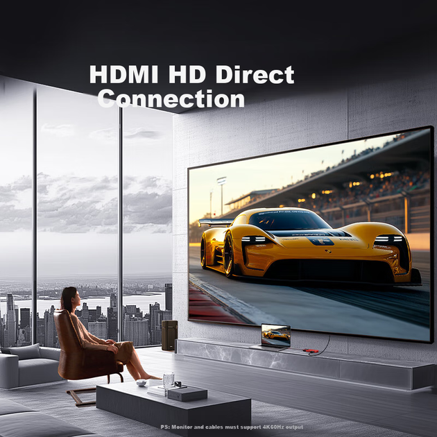 Переходник UGREEN 75214 Type-C – HDMI 4K, серия «Q-Pai Robot» - Фото 6 Переходник UGREEN 75214 Type-C – HDMI 4K, серия «Q-Pai Robot» - изображение 6
