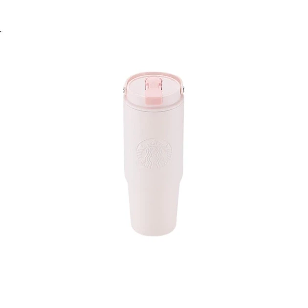 Термокружка Starbucks Classic Series Crystal Powder с двойным горлышком, 800 мл, для кофе, чая и холодной воды. Подарок на Международный женский день. - изображение 2
