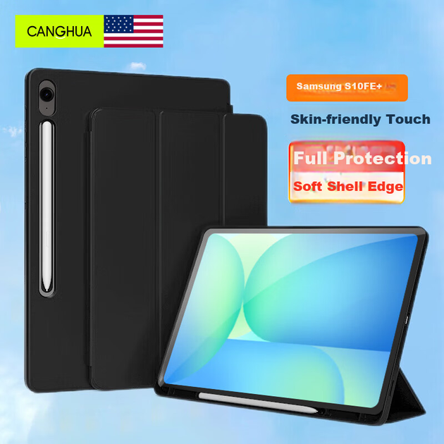 Чохол CangHua для Samsung Galaxy Tab S10 FE+ 13.1 дюйма, модель 2025 року, ударостійкий, з повним покриттям - Фото 4 Чохол CangHua для Samsung Galaxy Tab S10 FE+ 13.1 дюйма, модель 2025 року, ударостійкий, з повним покриттям - зображення 4