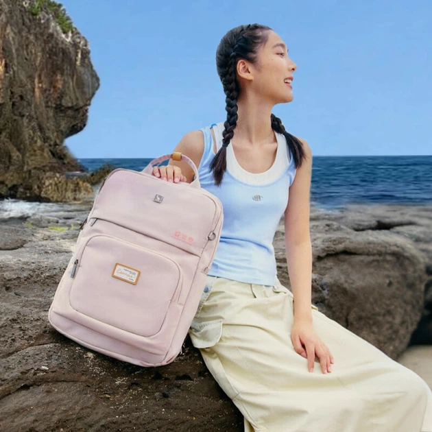 Рюкзак OWAS Urban Series повседневный вместительный с отделением для ноутбука, цвет чернильно-черный - изображение 4