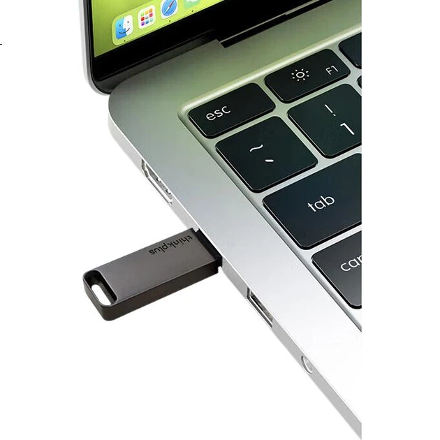 Флеш-накопичувач Thinkplus Lenovo 128 ГБ USB 3.1 Office Business, міні-портативний металевий флеш-накопичувач, серія TU100, червоний - изображение 3