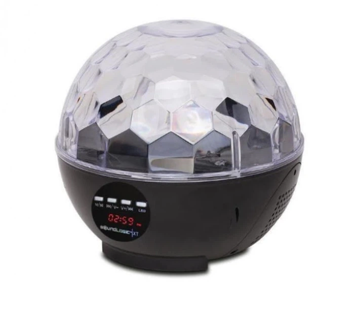 Диско шар светодиодный портативный на аккумуляторе с пультом Crystal Magic Bluetooth Pro Черный 10W - изображение 4