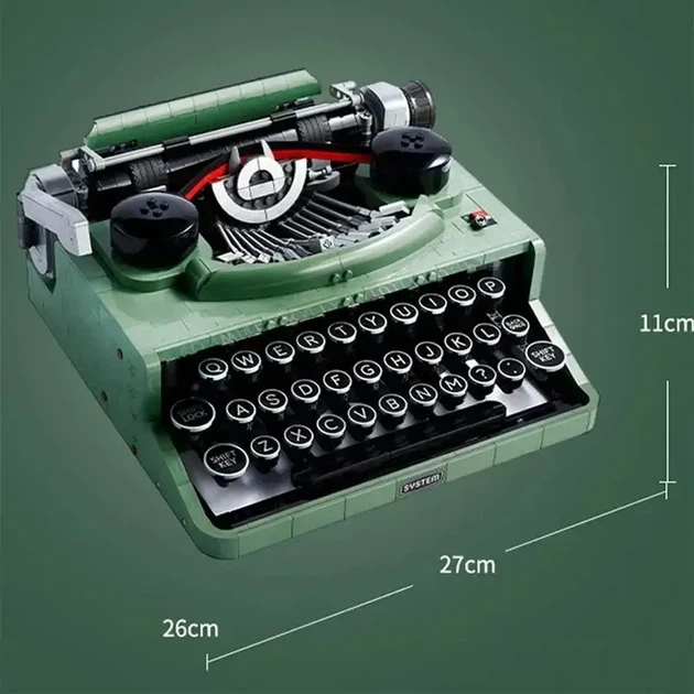 Конструктор Ретро Друкарська Машинка (Typewriter) — 2079 деталей - зображення 2