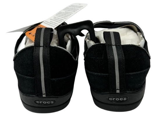 Дитячі крокси сліпони для дівчинки Crocs Kids Dawson Slip-On Black (25/26, чорний) - Фото 4 Дитячі крокси сліпони для дівчинки Crocs Kids Dawson Slip-On Black (25/26, чорний) - изображение 4