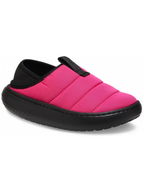 Дитячі крокси капці для дівчинки Crocs Classic Puff Moc Dragonfruit (27/28, малиновий) - изображение 2