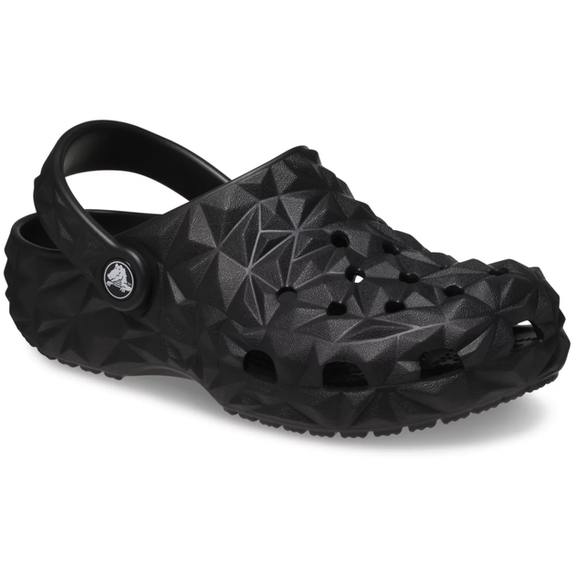 Дитячі крокси для хлопчика Crocs Classic Geometric Clog Black (34/35, чорний) - Фото 2 Дитячі крокси для хлопчика Crocs Classic Geometric Clog Black (34/35, чорний) - изображение 2