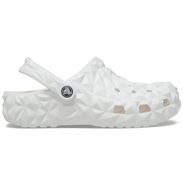 Дитячі крокси для хлопчика Crocs Classic Geometric Clog White (32/33, білий) - изображение 3