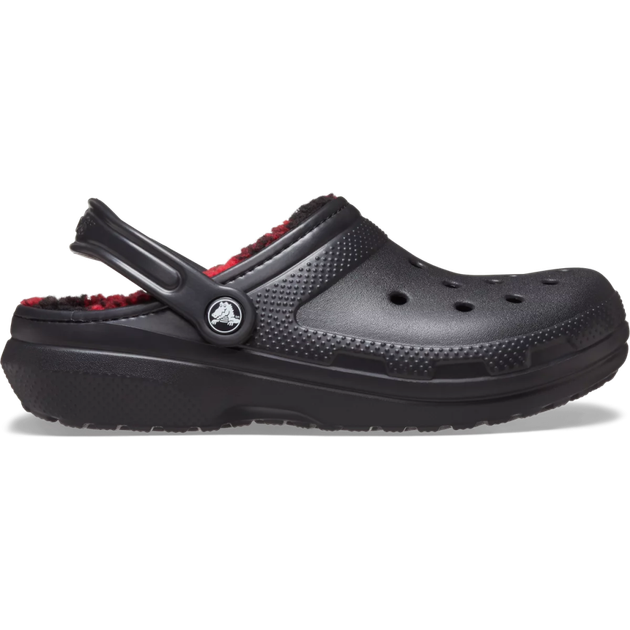 Дитячі крокси для хлопчика Crocs Classic Lined Buffalo Check Clog Black (27/28, чорний) - Фото 3 Дитячі крокси для хлопчика Crocs Classic Lined Buffalo Check Clog Black (27/28, чорний) - изображение 3