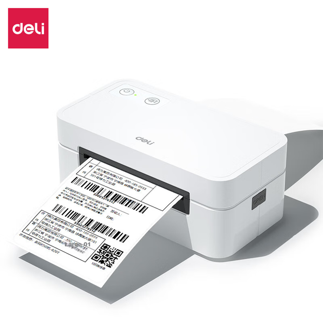 Принтер этикеток Deli GE435-W термо 80 мм с Bluetooth, для логистики и офиса - изображение 8