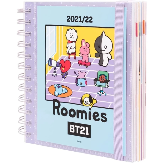Календарь BT21 школьный планер 2021/2022 Blue (ADPM2103) - Фото 2 Календарь BT21 школьный планер 2021/2022 Blue (ADPM2103) - изображение 2