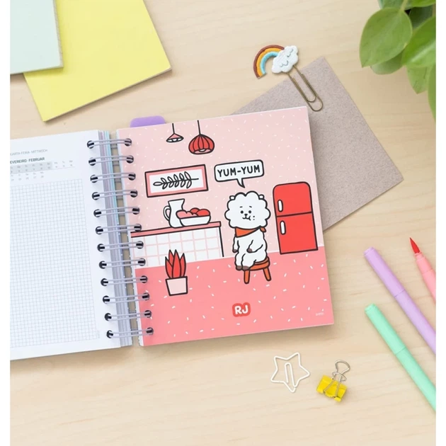 Календарь BT21 школьный планер 2021/2022 Blue (ADPM2103) - Фото 5 Календарь BT21 школьный планер 2021/2022 Blue (ADPM2103) - изображение 5