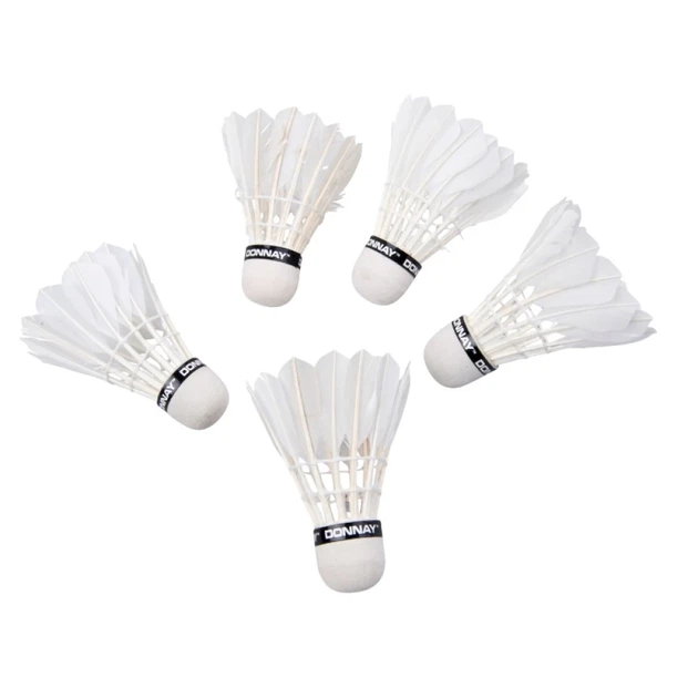 Воланчики Donnay для бадмінтону 5 шт White (8711252413990) - Фото 1 Воланчики Donnay для бадмінтону 5 шт White (8711252413990) - зображення 1