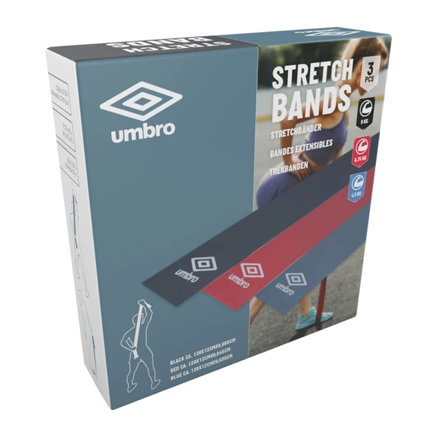 Стрічки розтягування Umbro 3 шт. (8711252269535) - Фото 3 Стрічки розтягування Umbro 3 шт. (8711252269535) - зображення 3