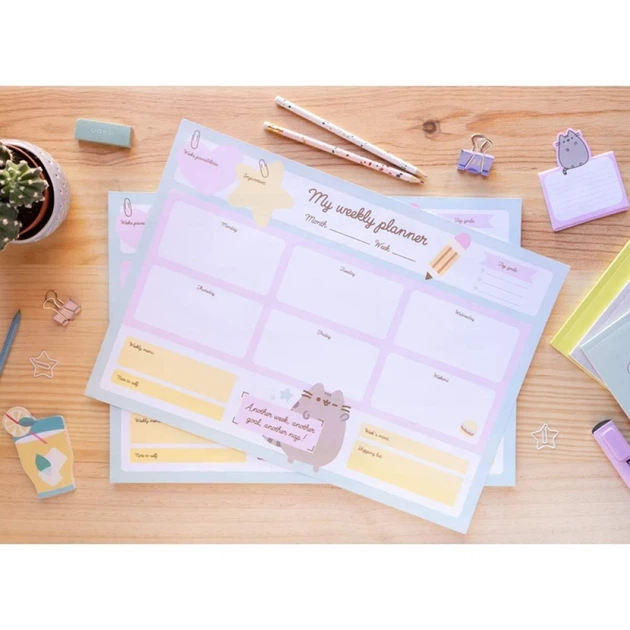 Планер еженедельный Pusheen Foodie A3 54 страницы (BPSA30002) - изображение 5