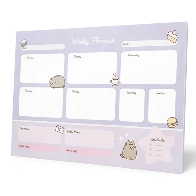 Планер недельный Pusheen Moments 54 страницы A3 (BPSA30037) - Фото 2 Планер недельный Pusheen Moments 54 страницы A3 (BPSA30037) - изображение 2