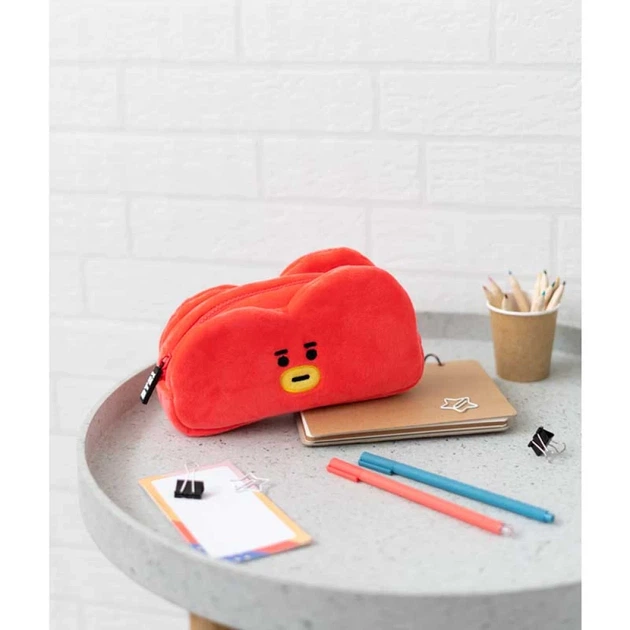 Пенал плюшевый BT21 TATA для принадлежностей (MARE0131) - Фото 4 Пенал плюшевый BT21 TATA для принадлежностей (MARE0131) - изображение 4