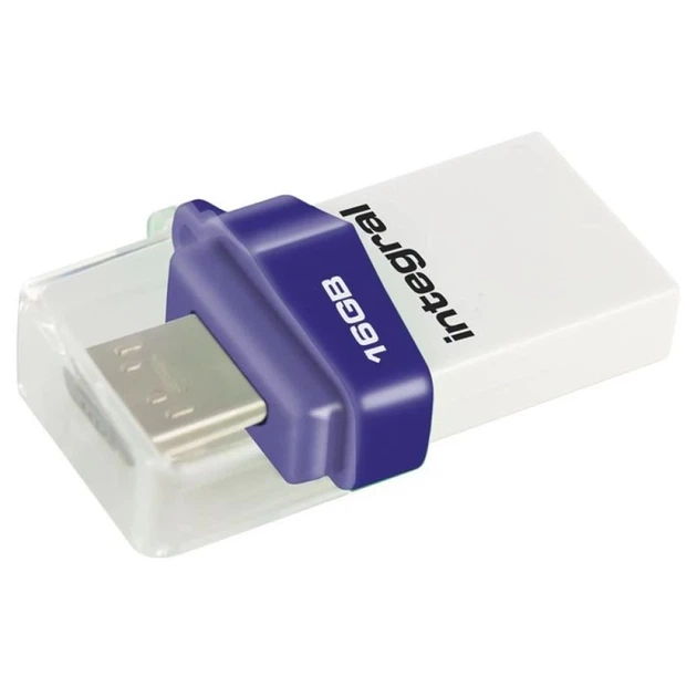 Флеш-накопитель Integral Micro Fusion USB 3.0 OTG 16 GB (INFD16GBMIC3.0-OTG) - Фото 2 Флеш-накопитель Integral Micro Fusion USB 3.0 OTG 16 GB (INFD16GBMIC3.0-OTG) - изображение 2