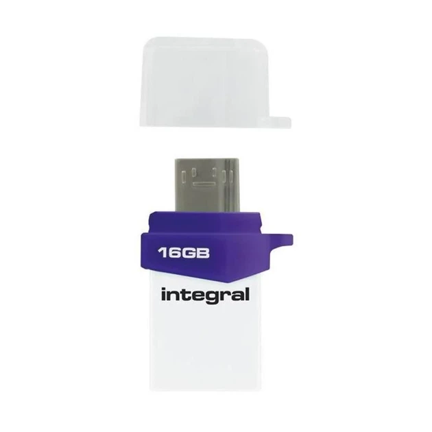 Флеш-накопитель Integral Micro Fusion USB 3.0 OTG 16 GB (INFD16GBMIC3.0-OTG) - Фото 3 Флеш-накопитель Integral Micro Fusion USB 3.0 OTG 16 GB (INFD16GBMIC3.0-OTG) - изображение 3