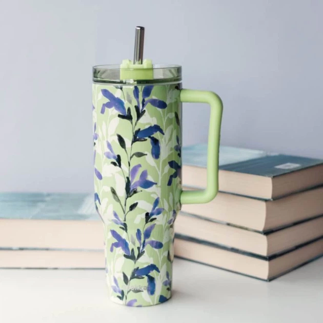 Чашка термическая Quokka Stream 1200 ml Green (40041) - изображение 3