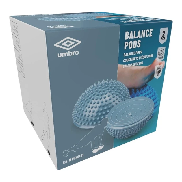 Напівсфера балансова сенсорна Umbro для масажу стоп 2 шт. (8711252240633) - Фото 3 Напівсфера балансова сенсорна Umbro для масажу стоп 2 шт. (8711252240633) - зображення 3