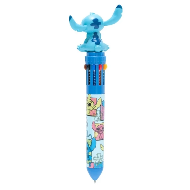 Ручка автоматическая Disney Stitch 10-цветная с фигуркой 3D (B3DGE007) - изображение 2