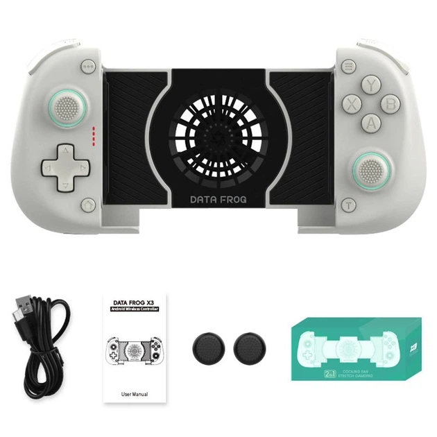 Бездротовий геймпад Data Frog X3 White з системою охолодження для Android, Nintendo Switch, Pc - изображение 2