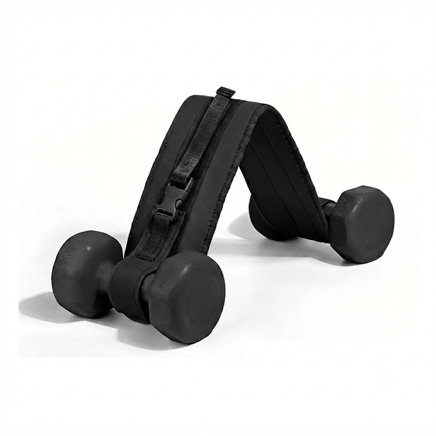 Регулируемый пояс с фиксацией гантелей Hip Belt для силовых тренировок black - Фото 1 Регулируемый пояс с фиксацией гантелей Hip Belt для силовых тренировок black - изображение 1