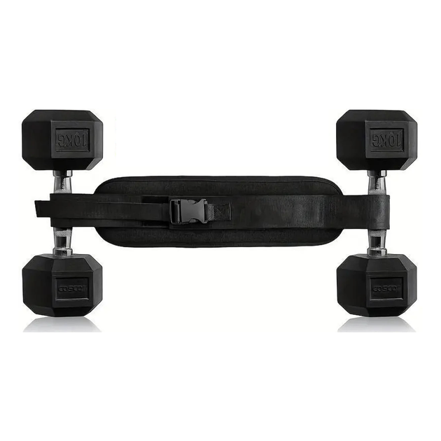 Регулируемый пояс с фиксацией гантелей Hip Belt для силовых тренировок black - Фото 2 Регулируемый пояс с фиксацией гантелей Hip Belt для силовых тренировок black - изображение 2