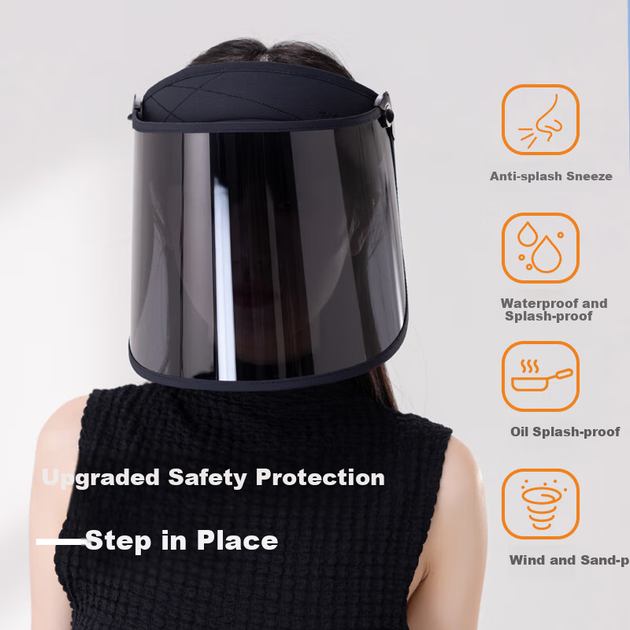 Козырек UV100 24318 солнцезащитный с UV-защитой и линзой, кварцево-розовый - изображение 6