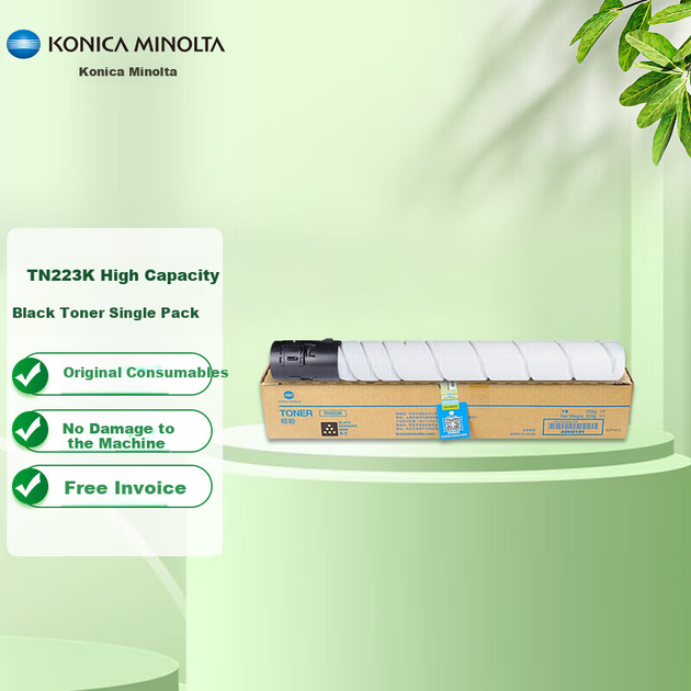 Картридж лазерный KONICA MINOLTA TN223K для bizhub C226, 23000 страниц, черный - изображение 4