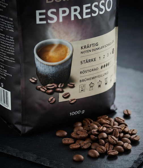 Кава в зернах Melitta BellaCrema Espresso 1 кг арабіка середнє обсмаження з пряним смаком та легкою кислинкою для кавомашини - Фото 10 Кава в зернах Melitta BellaCrema Espresso 1 кг арабіка середнє обсмаження з пряним смаком та легкою кислинкою для кавомашини - зображення 10