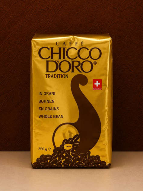 Зернова кава Chicco d'Oro Tradition 250 г натуральна 100% арабіка середнього обсмаження - Фото 4 Зернова кава Chicco d'Oro Tradition 250 г натуральна 100% арабіка середнього обсмаження - зображення 4