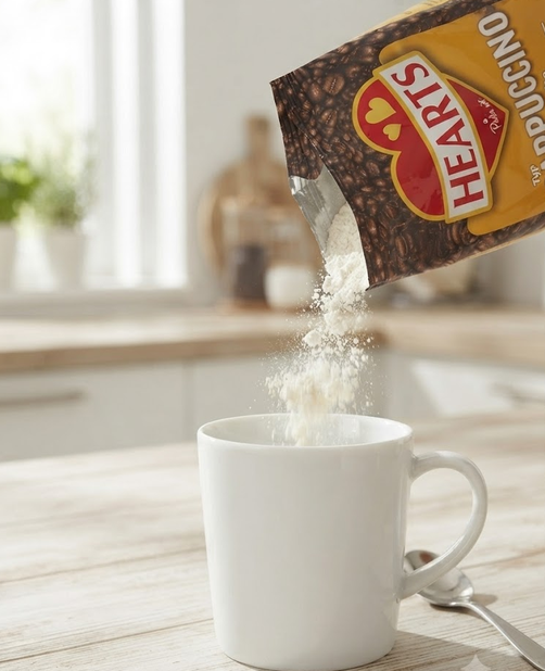 Капучино Hearts Cappuccino White 1 кг швидкорозчинний кавовий напій з ніжним вершковим смаком - зображення 9