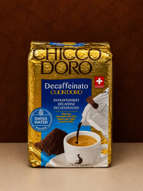 Кава мелена Chicco d'Oro Decaffeinato 250 г 100% арабіка без кофеїну середнє обсмаження - Фото 5 Кава мелена Chicco d'Oro Decaffeinato 250 г 100% арабіка без кофеїну середнє обсмаження - зображення 5
