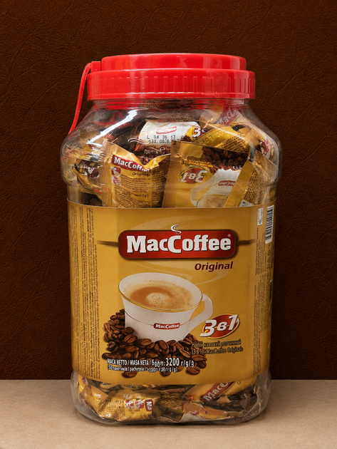 Кавовий напій MacCoffee Original 3 в 1 розчинний класичний смак у стіках 3.2 кг - Фото 3 Кавовий напій MacCoffee Original 3 в 1 розчинний класичний смак у стіках 3.2 кг - зображення 3