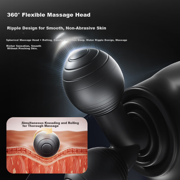 Масажер для шиї та плечей Haier HHZ-J503Z-Ultra, масажна шаль для шийного відділу хребта, масажер для трапецій та талії, срібний, подарунок на день народження та жіночий день для чоловіків та жінок - зображення 2