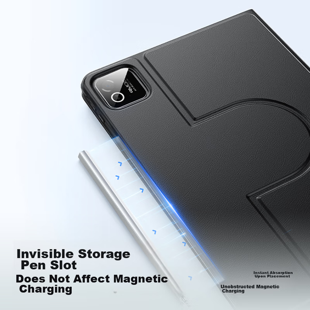 Чохол Shanmo для Xiaomi Pad 8 та Pad 8 Pro 11.2 дюйма силіконовий протиударний з поворотом на 360 градусів, синій - зображення 10