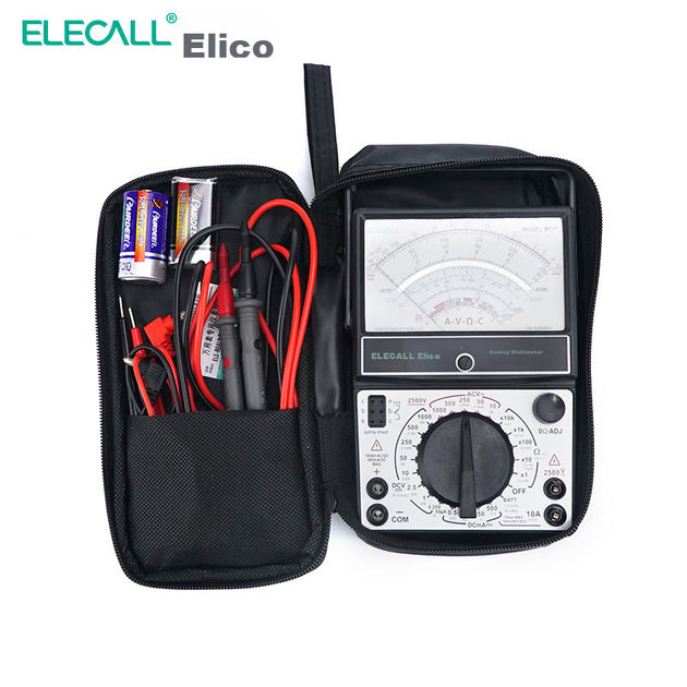 Мультиметр стрілочний ELECALL MF47+ аналоговий із захистом ланцюгів та щупами - зображення 7