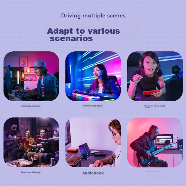 Микрофон FIFINE, USB, для компьютера, игр, прямых трансляций и записи, с RGB-подсветкой, шумоподавлением для мобильного видео, профессиональный микрофон для ноутбука и настольного компьютера, формат A6, белый. - изображение 13