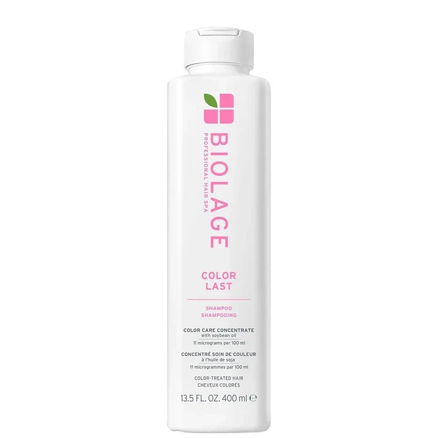 Шампунь BIOLAGE Hair Spa COLOR LAST Shampoo 400 мл для захисту фарбованого волосся з соєвою олією - Фото 1 Шампунь BIOLAGE Hair Spa COLOR LAST Shampoo 400 мл для захисту фарбованого волосся з соєвою олією - изображение 1