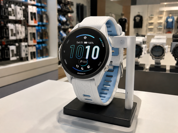 Смартгодинник Garmin Forerunner 170 Whitestone з ремінцем Whitestone/Cloud Blue (010-03920-01) - зображення 2