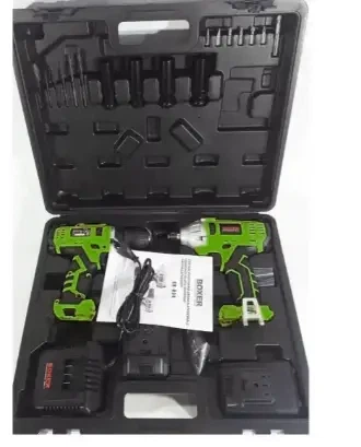 Набор аккумуляторных инструментов BOXER SR034 2в1 24 4 В с двумя аккумуляторами шуруповерт ударный гайковерт в кейсе - изображение 6